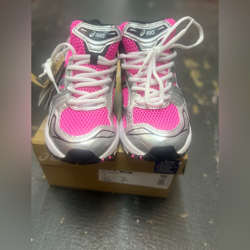 ASICS Gel Kayano 14 Pink Glo Black Sneakers - Picture 4 of 11